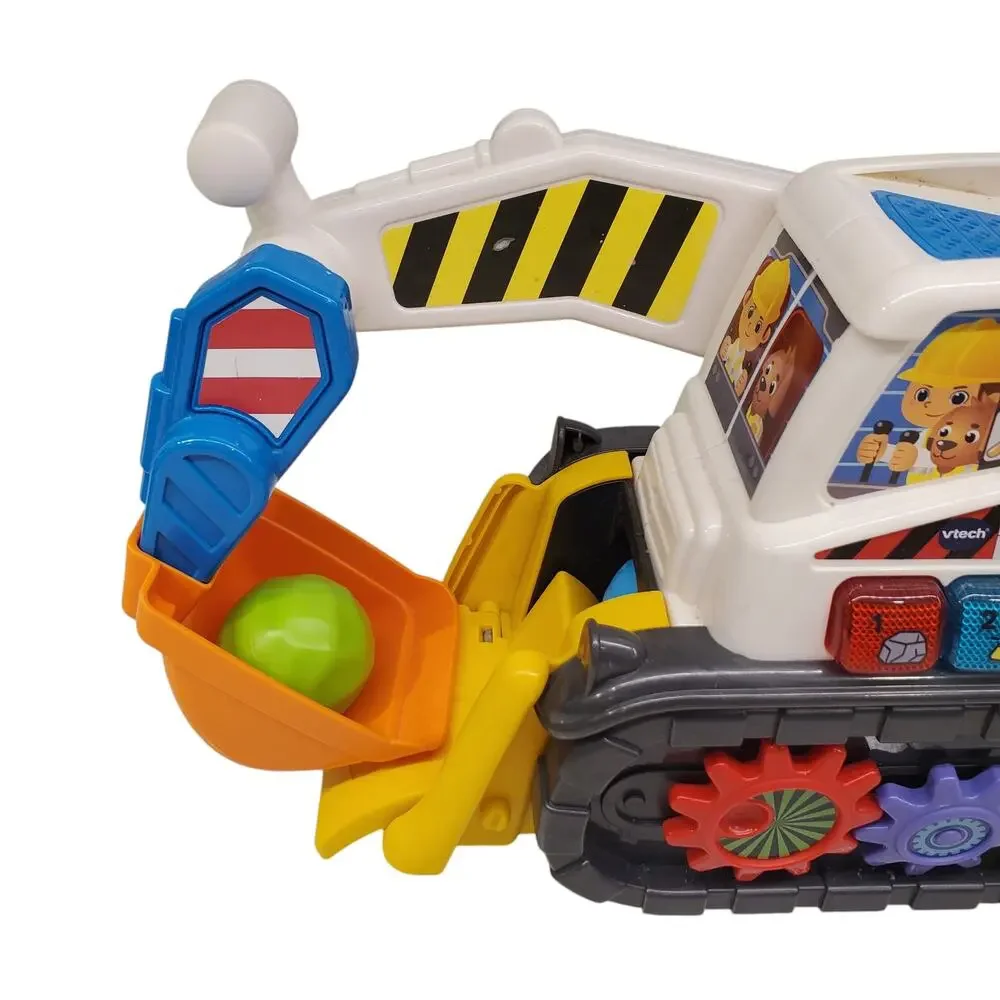 VTech Scoop and Play Digger Toddler Construction Learning Toys STEM